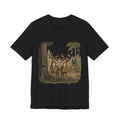 The Deer Network — Rustic Hunting Scene Graphic T-Shirt